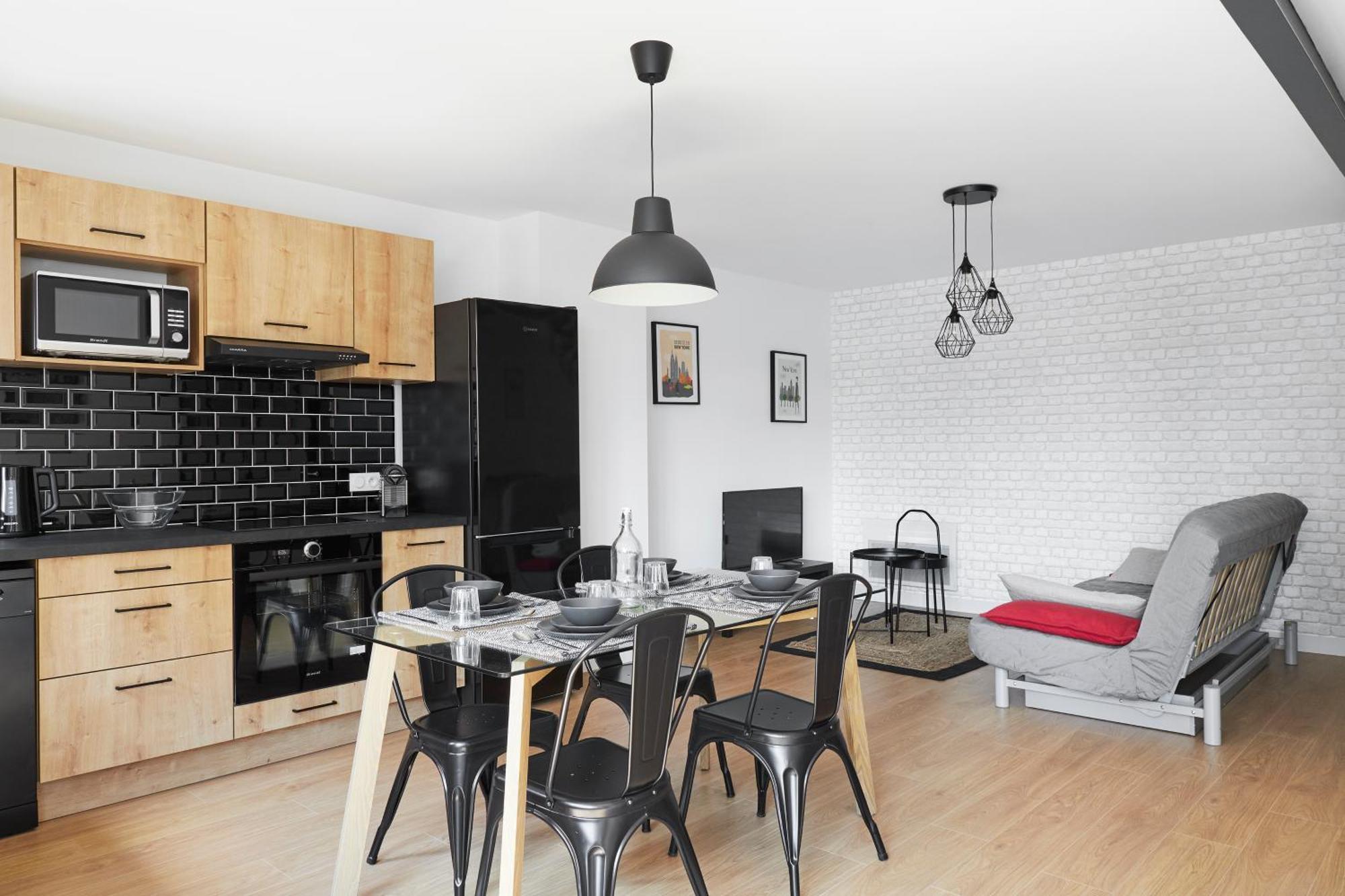 דירות Châteaubriant New-York New-York : Fibre Wifi/Linge/Parking מראה חיצוני תמונה